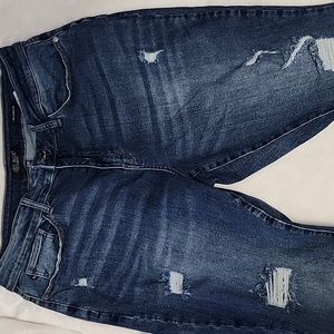 JUDY BLUE Relaxed Fit Distressed Ankle Jeans 18W EUC